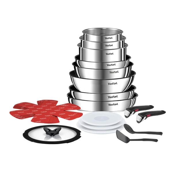 Pachet PROMO Set 20 piese Tefal Ingenio Emotion L897SJ04 & Aspirator de m&acirc;nă Rowenta X-Touch AC9736WO
