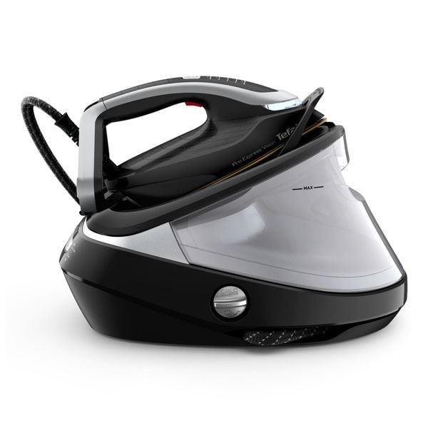 Pachet PROMO Stație de călcat de înaltă presiune Pro Express Vision Tefal GV9821E0 & Aparat pentru îndepărtarea scamelor JB1011E0