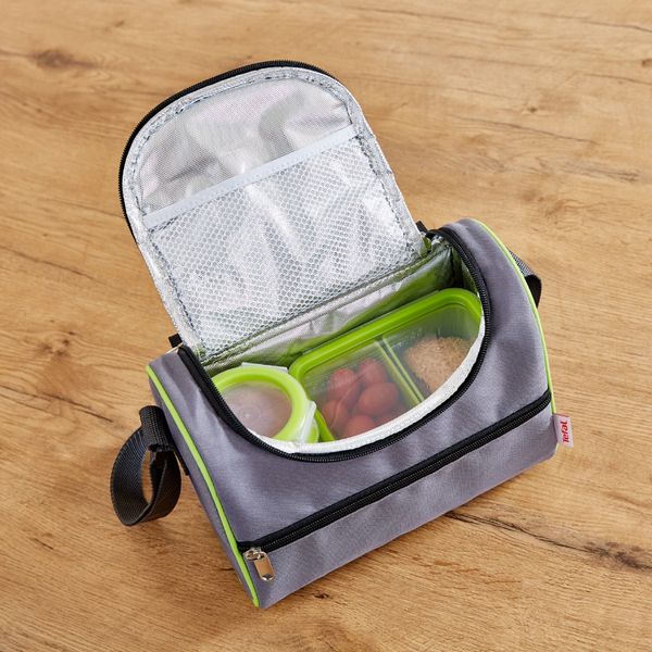 Recipient pentru smoothie Tefal MasterSeal To Go N1071510, 450 ml, 100% etans, capac cu clips, verde