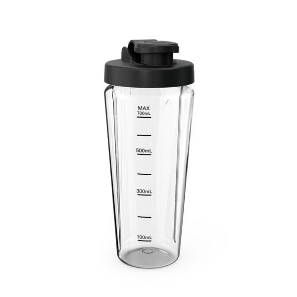 Recipient portabil Tefal XF1918E0, 700 ml, Tritan®, compatibil cu blenderele Tefal Blend Up, seriile BL19xx, transparent