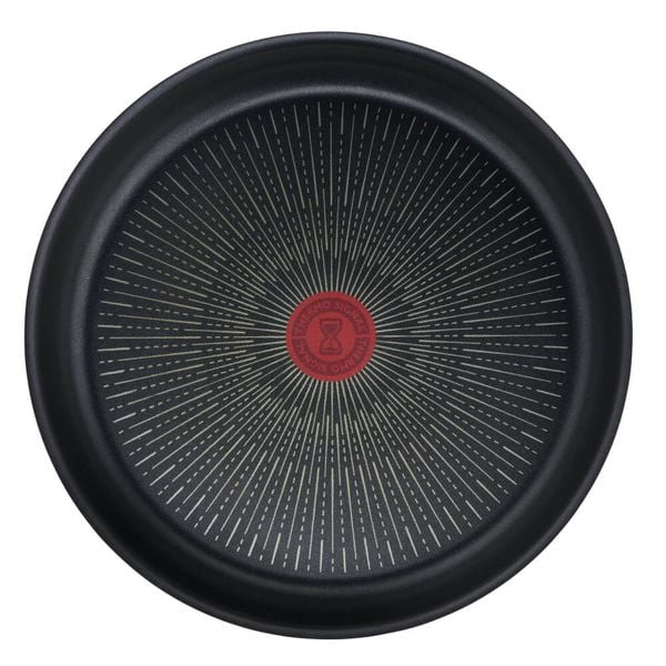 Set de 3 piese Tefal Ingenio Eco Resist L3979102, tigaie de 24/28&nbsp;cm, m&acirc;ner detașabil, &icirc;nveliș antiaderent Titanium Anti-Scratch, indicator Thermo-Signal&trade;, compatibil cu inducția