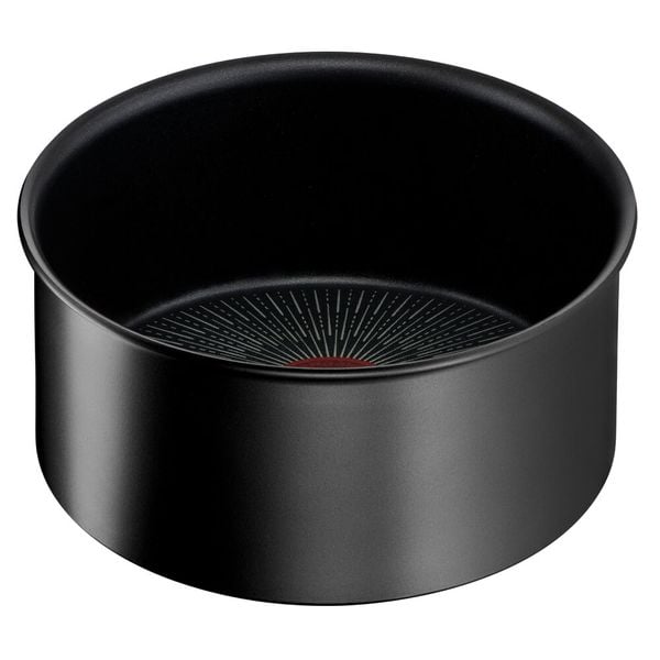 Set de 4 piese Tefal Ingenio Eco Resist L3979202, cratiță de 16/18/20 cm, m&acirc;ner detașabil, indicator Thermo-Signal, compatibil cu inducția, &icirc;nveliș antiaderent, negru