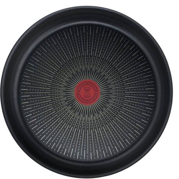 Set de 4 piese Tefal Ingenio Eco Resist L3979202, cratiță de 16/18/20 cm, m&acirc;ner detașabil, indicator Thermo-Signal, compatibil cu inducția, &icirc;nveliș antiaderent, negru