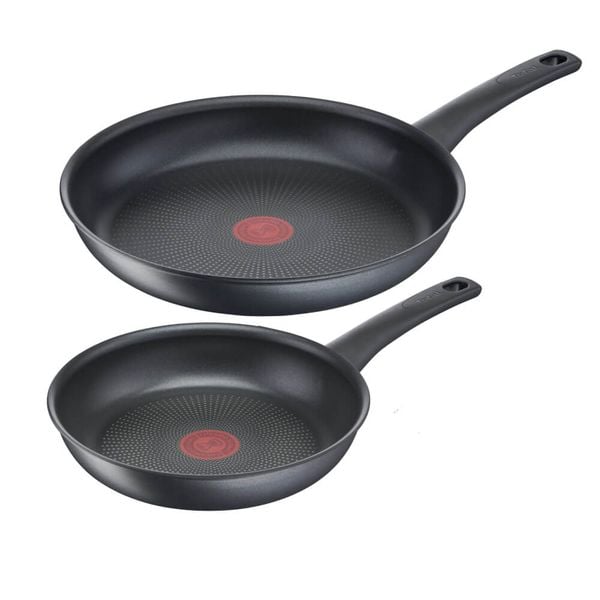 Set de tigăi cu 2 piese Tefal Easy Chef G2709072, 22/28 cm, Thermo-Signal™, înveliș antiaderent, compatibilitate inducție, negru Set de tigăi cu 2 piese Tefal Easy Chef G2709072, 22/28 cm, Thermo-Signal™, înveliș antiaderent, compatibilitate inducție, negru