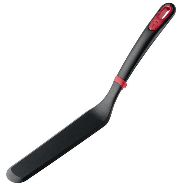 Spatula pentru clatite Tefal Ingenio+ K1984934, rezistenta la temperaturi inalte, compatibilitate cu masina de spalat vase, plastic, negru & rosu
