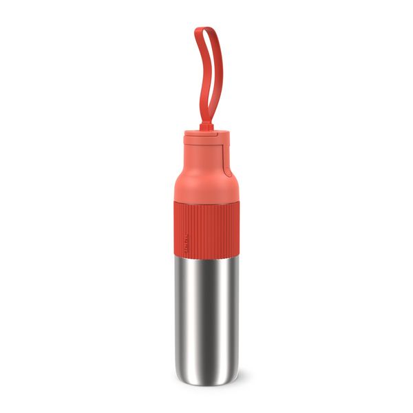 Termos Tefal beYou N3120910, inox, 0.7 L, fără BPA, 100% etanș, capac tip flip, argintiu & portocaliu