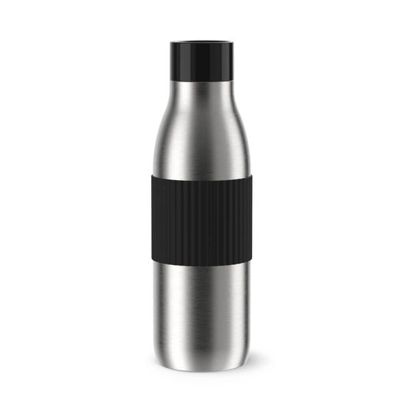 Termos Tefal BluSpin N3113510, inox, 0.7 L, 100% etanș, argintiu & negru