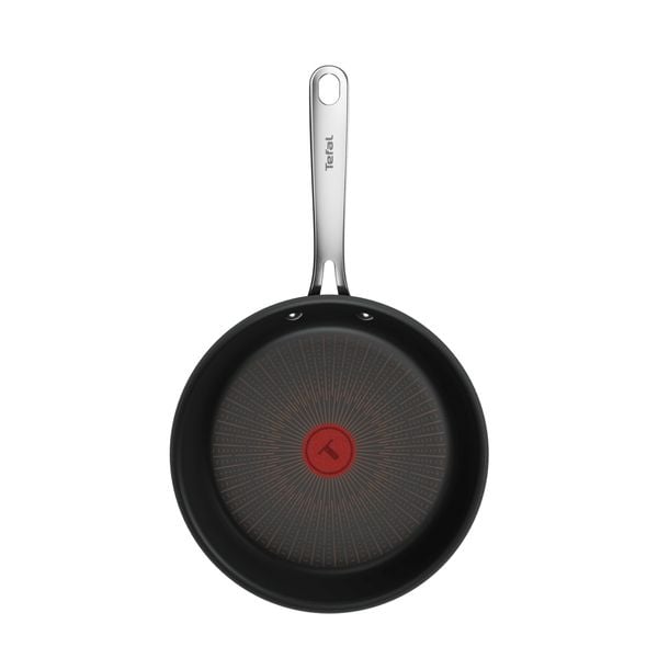 Tigaie Tefal Excellence+ G3300553, 26 cm, invelis antiaderent, tehnologie FUSIONCORE, Thermo-Signal&trade;, maner nituit, aluminiu, inductie, negru