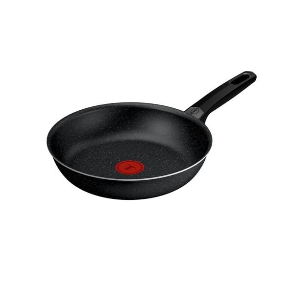 Tigaie Tefal Extra M0000432, 24 cm, aluminiu, invelis antiaderent ultra-rezistent, Thermo-Signal™, negru