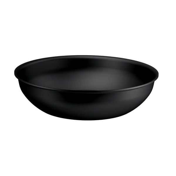Tigaie wok Tefal Ingenio Excellence+ P0001924, 28 cm, invelis antiaderent, tehnologie FUSIONCORE, Thermo-Signal&trade;, aluminiu, inductie, negru