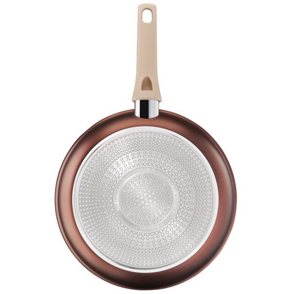 Tigaie Eco Respect de 28 cm G2540653, indicator termic Thermo-Signal™, 100% aluminiu reciclat, inducție, maro-portocaliu Tigaie Eco Respect de 28 cm G2540653, indicator termic Thermo-Signal™, 100% aluminiu reciclat, inducție, maro-portocaliu