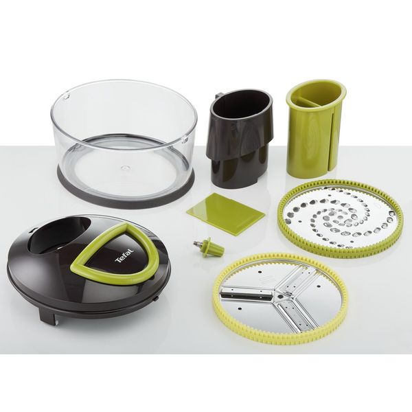 Tocător - feliator manual de legume 5 secunde K1390114, bol de 1,2 L, 2 discuri oțel inoxidabil, blocare sigură, bază anti-alunecare, curățare ușoară , negru/verde/transparent Tocător - feliator manual de legume 5 secunde K1390114, bol de 1,2 L, 2 discuri oțel inoxidabil, blocare sigură, bază anti-alunecare, curățare ușoară , negru/verde/transparent