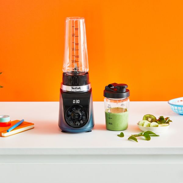 Recipient portabil Tefal XF1908E0, 400 ml, Tritan®, compatibil cu blenderele Tefal Blend Up, seriile BL19xx, transparent