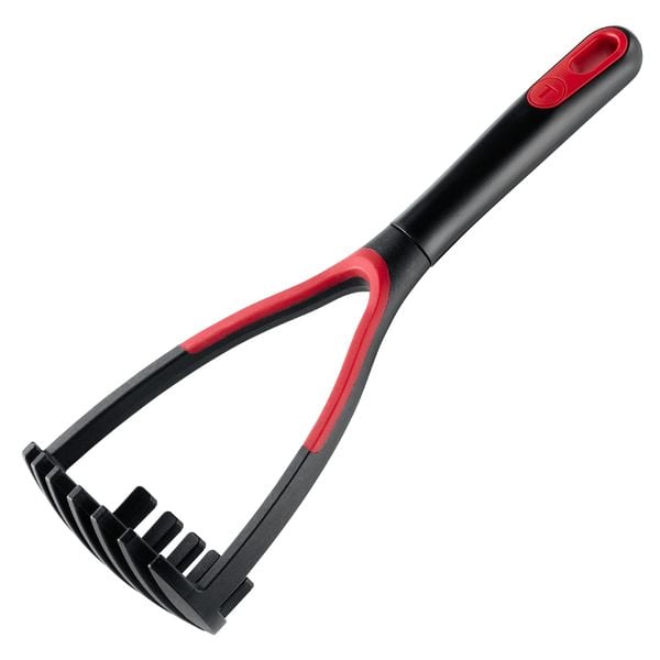 Zdrobitor de cartofi Tefal Ingenio+ K1980934, compatibilitate cu masina de spalat vase, plastic, negru & rosu
