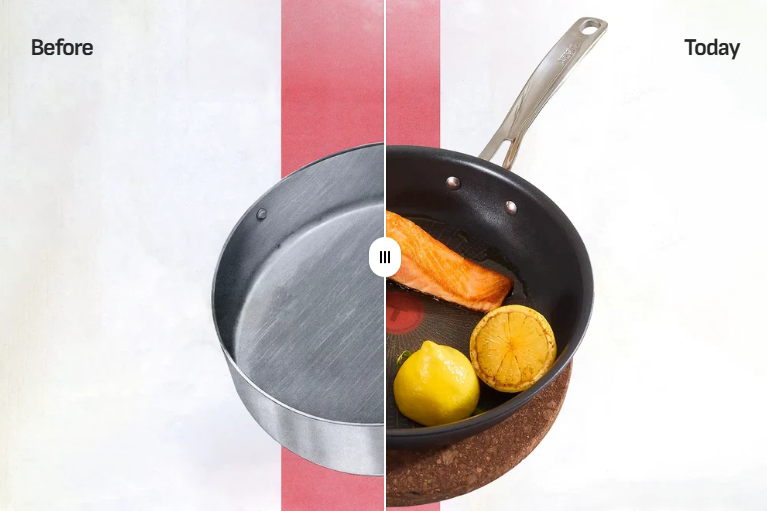 tefal 70 ani before after tefal 70 ani before after