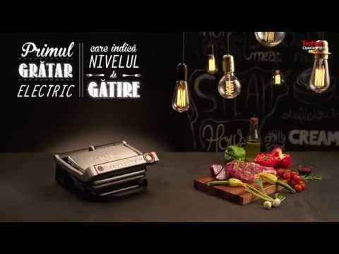 Gratar electric Tefal OptiGrill+ GC712834 negru