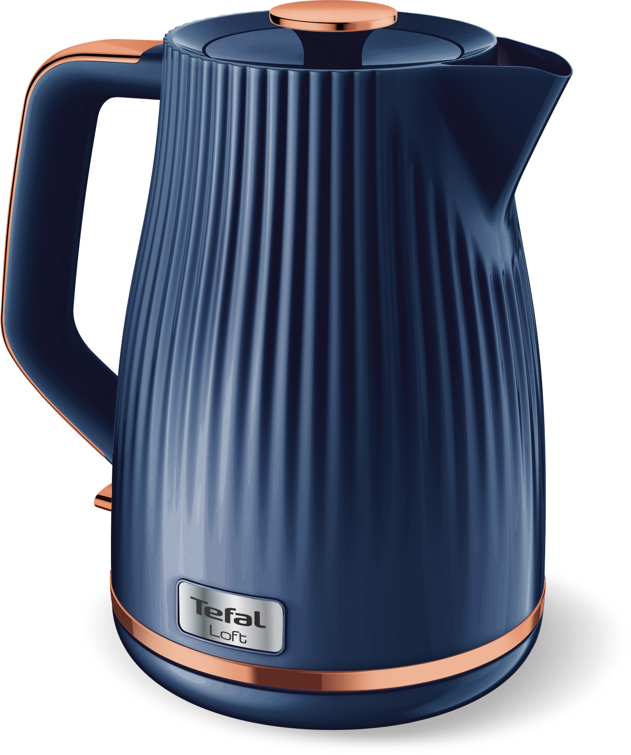 Fierbator apa Loft KO251430, 2400 W, filtru anti-calcar, 1.7 L, plastic, albastru