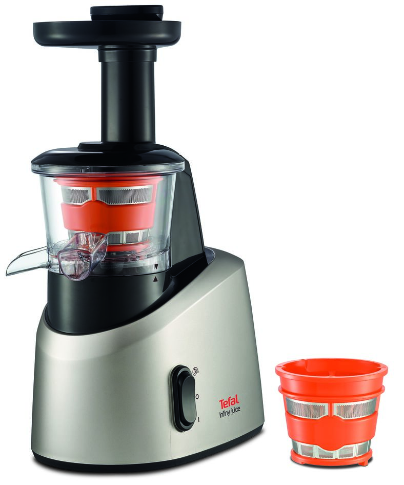 Storcator de fructe si legume ZC255B38, 200 W, tehnologie presare la rece, 82 rpm, sistem anti-picurare, 2 recipiente suc si pulpa 0.8 L, argintiu