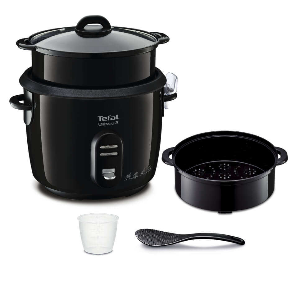 Aparat de gatit multifunctional Tefal Classic 2 RK103811, 600W, multicooker cu 3 programe de gatit, capacitte vas 5L, functie mentinere la cald,