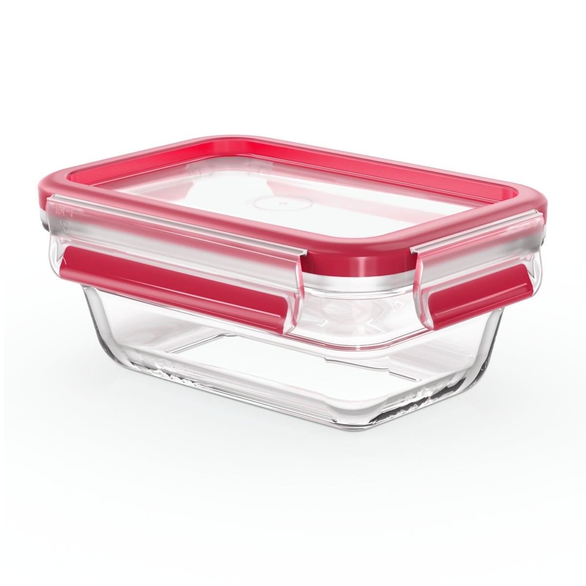 Caserola Tefal MasterSeal Glass N1040510, 0.45 L, sticla, inchidere 100% etansa, transparent