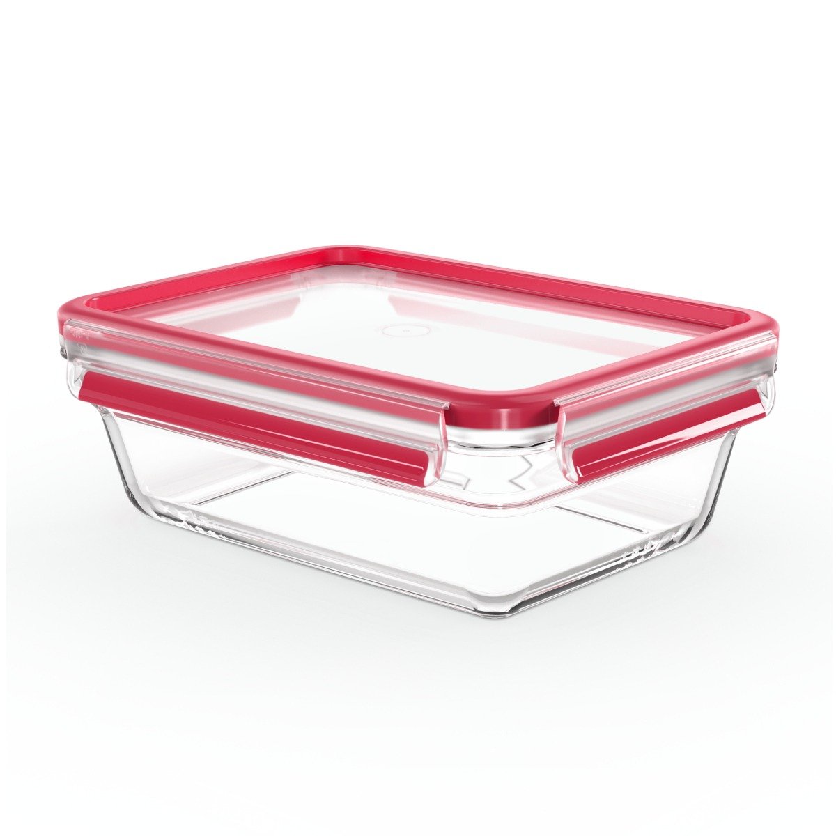 Caserola Tefal MasterSeal Glass N1041010, 1.30 L, sticla, inchidere 100% etansa, transparent