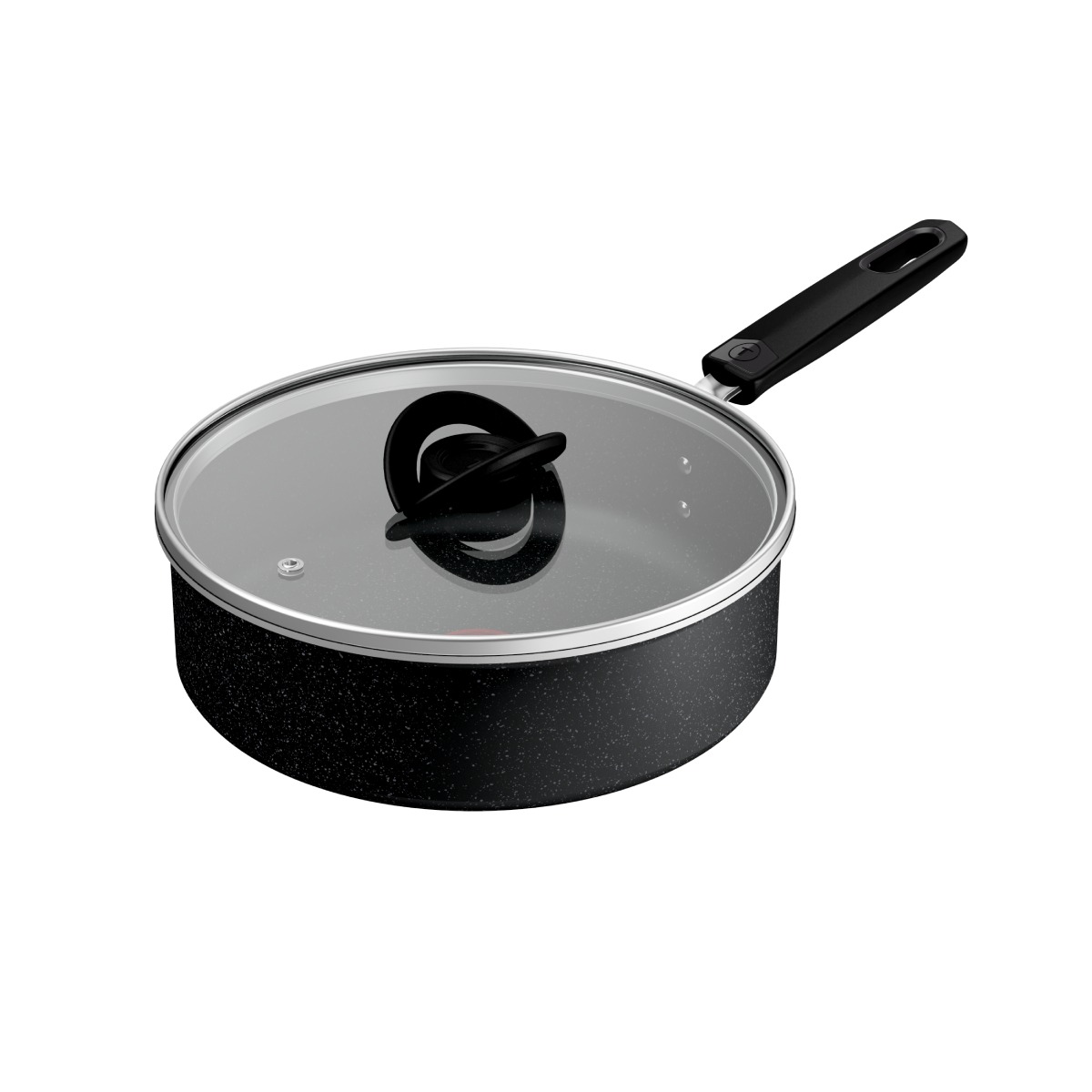 Cratita Tefal Extra M0003243, 24 cm, capac din sticla, aluminiu, invelis antiaderent, Thermo-Signal™, incalzire uniforma, compatibila gaz, electric, c