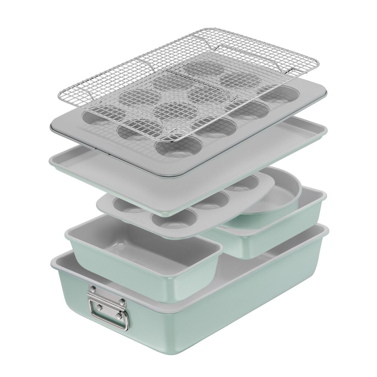 Set pentru copt Tefal Ceramik J175S804, 8 piese
