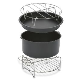 Set 4 accesorii friteuze Tefal XA112010, inox, antiaderent