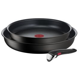 Set 3 piese Tefal Ingenio Unlimited L7638942 aluminiu, negru