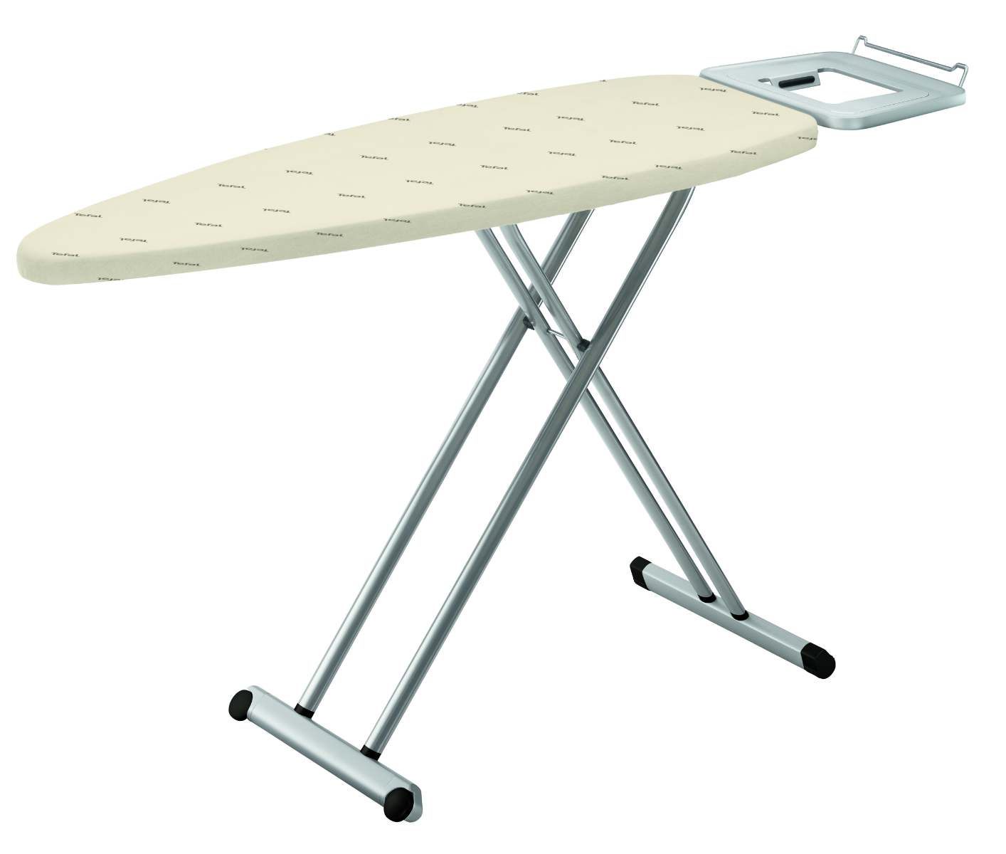 Masa de calcat Pro Comfort IB5100E0, suprafata 130 x 47 cm, inaltime pana la 93 cm, husa bumbac si spuma, 7.6 KG, inox, alb / bej