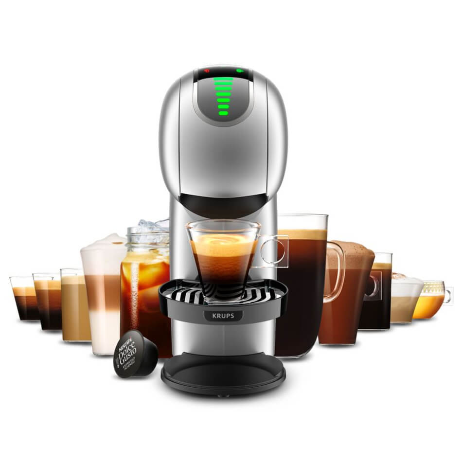 Espressor cu capsule Krups NESCAFÉ® Dolce Gusto® Genio S Touch KP440E10, 1500W, 15 bari, rezervor 0.8L, functie XL, peste 30 de retete calde si