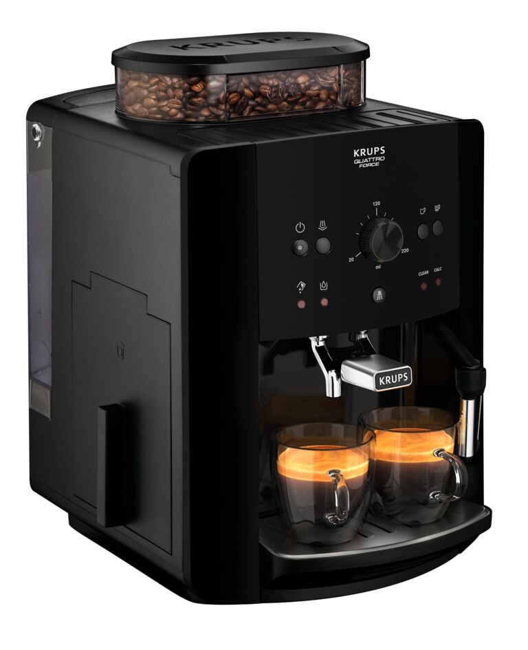 Espressor automat Krups Espresseria Automatic EA810870, 1450W, 15 bar, rezervor apa 1.6 l, rasnita 3 nivele, negru