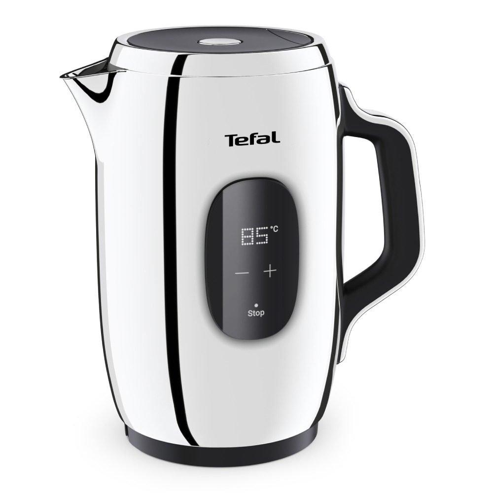 Fierbator apa Tefal Majestuo KI883D10, 2400W, 1.5L, filtru anticalcar detasabil, indicator nivel apa, baza rotativa 360°, indicator luminos, al