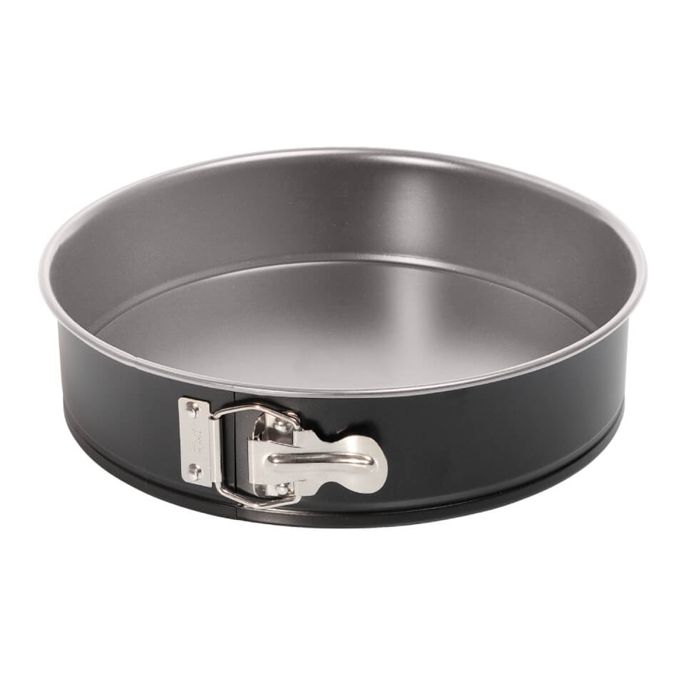 Forma rotunda pentru copt Tefal Easybake J1741274, 24 cm, margini detasabile, invelis antiaderent, gri