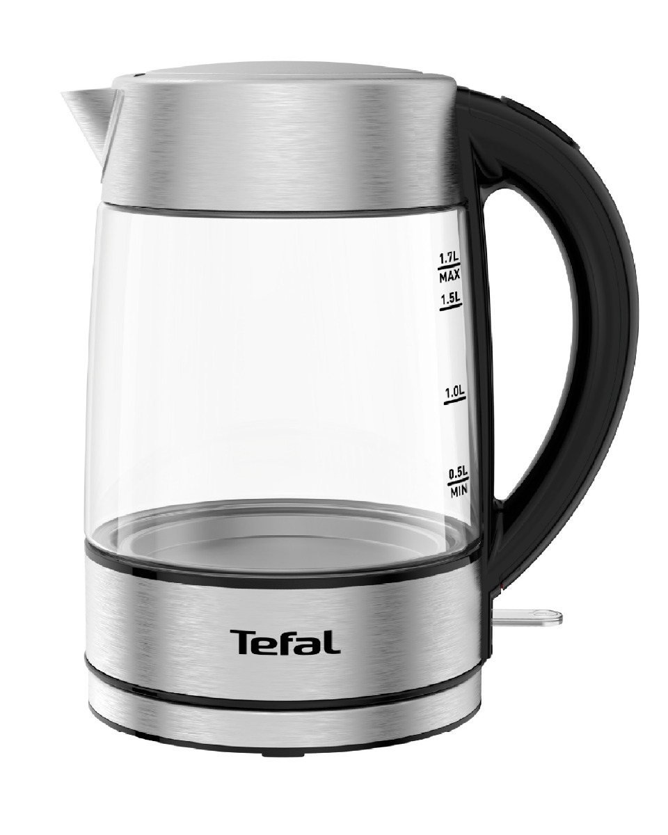 Fierbator apa Glass KI772D38, 2200 W, filtru anti-calcar, 1.7 L, sticla, transparent