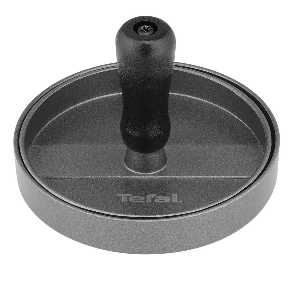 Presa pentru burgeri Tefal K1851134, 12 cm, acoperire antiaderenta, crestaturi pentru formare uniforma, compatibila cu masina de spalat vase, g