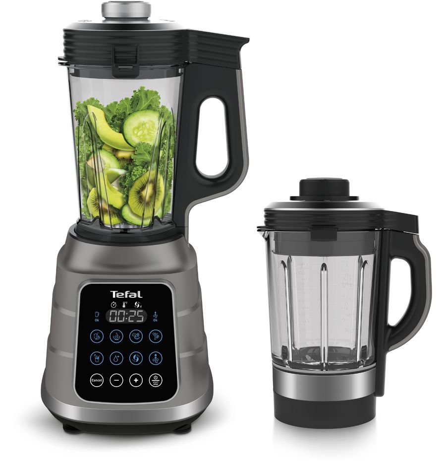 Blender de mare viteza UltraBlend Boost BL985A31, 1300 W, tehnologie Tripl'Ax® Pro, 6 lame inox, Nutrikeep™, 10 functii de gatire, functie de v