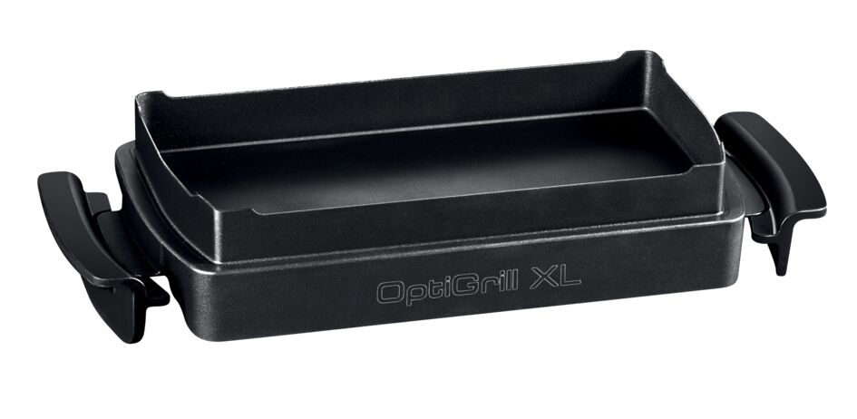 Accesoriu Snacking & Baking Tefal XA727810 pentru OptiGrill+ XL / Elite XL, 2 L, 3-5 portii, suprafata antiaderenta, aluminiu, seriile GC72xxxx 