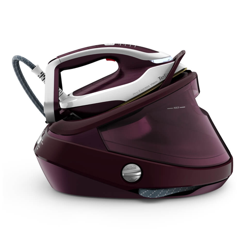 Statie de calcat de inalta presiune Tefal Pro Express Vision GV9810E0, 3000W, 8.3 bari, jet de abur 680 g/min, abur variabil 180 g/min, Smart LED
