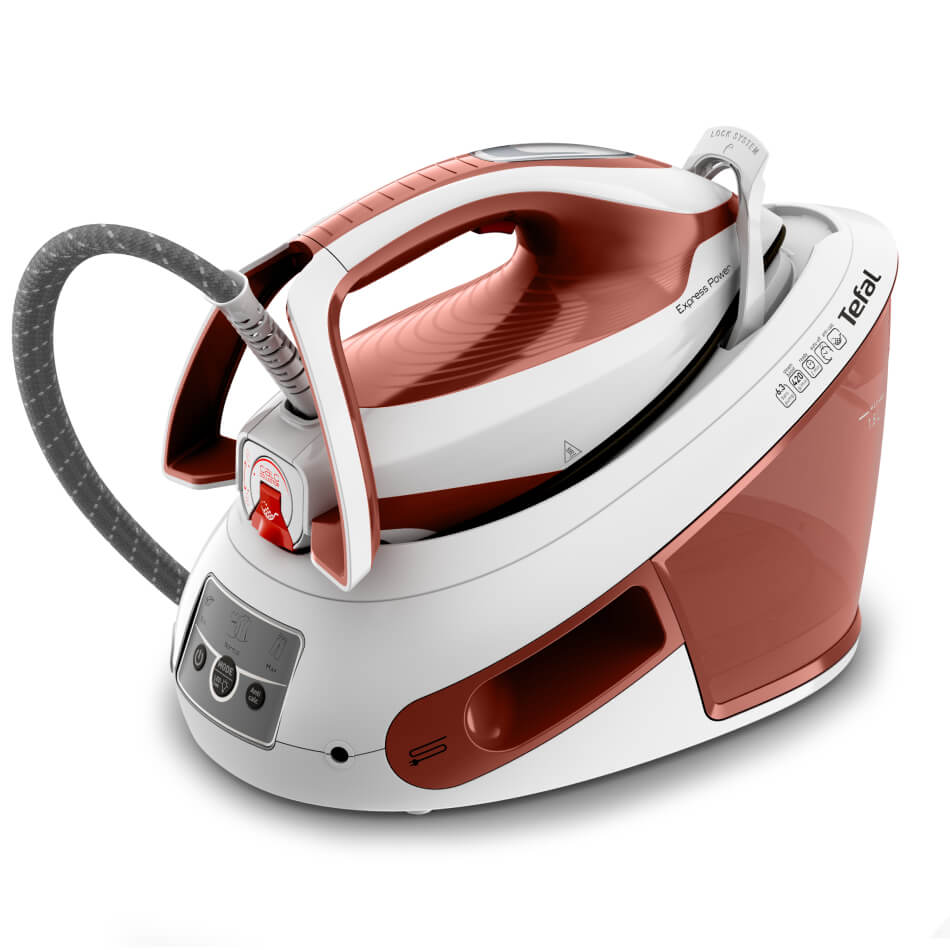 Statie de calcat cu abur Tefal Express Power SV8110E0, 2800W, rezervor detasabil 1.8L, presiune 6.3 bari, colector anticalcar detasabil, talpa Du