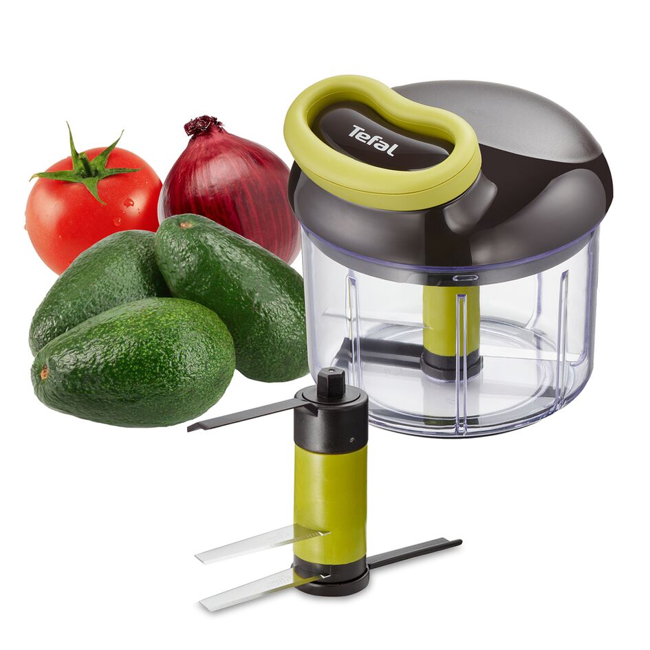 Tocator manual 5-Second K1320404, baza aderenta, maner ergonomic, suport lame, recipient 900 ml, plastic