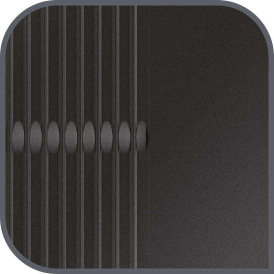 2/3 suprafață tip grătar, 1/3 suprafață plană