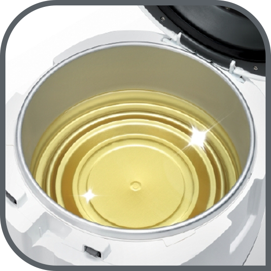 Uleiul rămâne întotdeauna curat pentru o prăjire mai sănătoasă