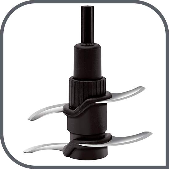 4 lame cu acţiune dublă (tocare şi mărunţire)