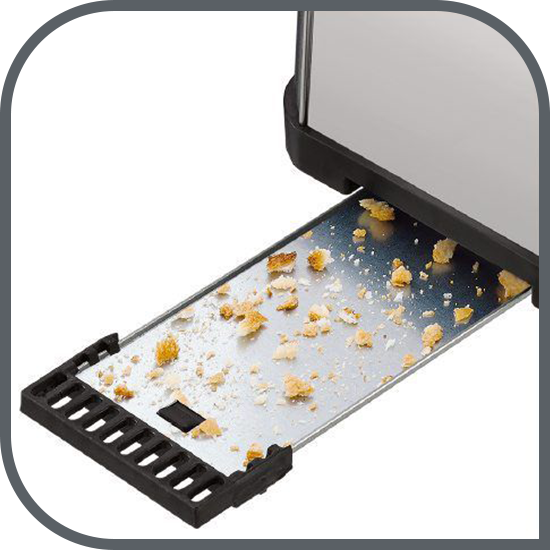 Tavă pentru firimituri detaşabilă