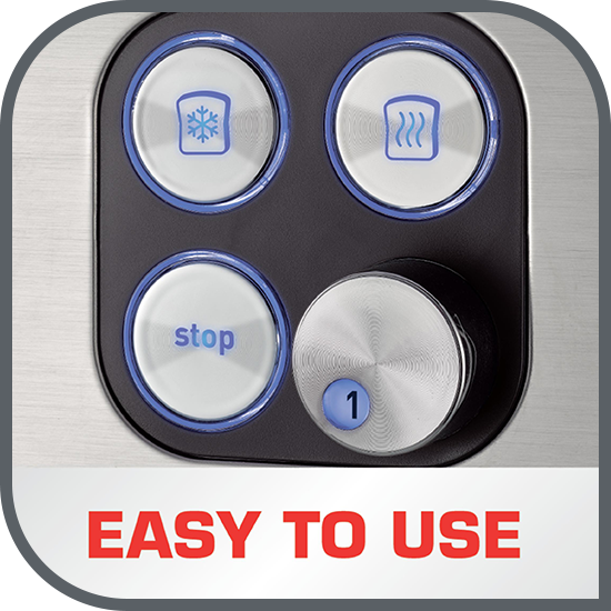 Panou frontal, uşor de utilizat