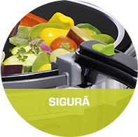 SIGURĂ : Funcție de oprire automată și fără risc de stropire cu ulei.