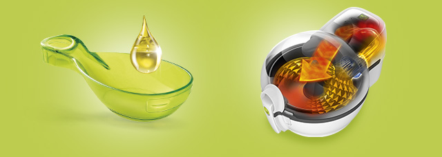 actifry and spoon